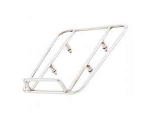 Gepcktrger hinten, fr Lambretta 125 LI 3 /Special/GP/DL/150 LI 3 /Special/SX/GP/DL/175 TV 3 /200 TV/SX/GP/DL Edelstahl, Gepckauflage: 21x20 cm,