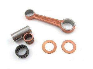 Pleuelsatz MAZZUCCHELLI fr Lambretta 200 SX inkl. Pleuelstange, Pleuel: 107,0mm, Pleuellager, unten/oben