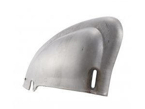 Seitenhaube rechts, fr Lambretta 125 LI 1-2/150 LI 1-2/175 TV 1-2 Metall gelt, mit Lftungsschlitzen