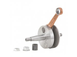 Rennwelle MALOSSI fr Vespa 100/PK80-125 S/PK125 Drehschieber, Hub: 51,0mm, Pleuel: 97,0mm, KB  15mm, Konus 20/20mm